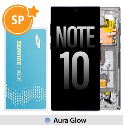 Samsung Galaxy Note 10 N970F OLED Screen Replacement Digitizer GH82-20818C (Service Pack)-Aura Glow Samsung Galaxy Note 10 N970F OLED Screen Replacement Digitizer GH82-20818C (Service Pack)-Aura Glow